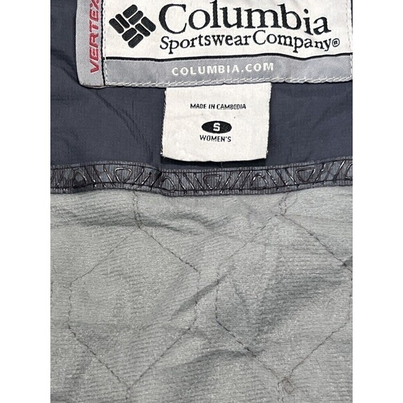 COLUMBIA CHARCOAL GRAY WOMENS WATERPROOF INSULATED JACKET SMALL - Picture 10 of 13